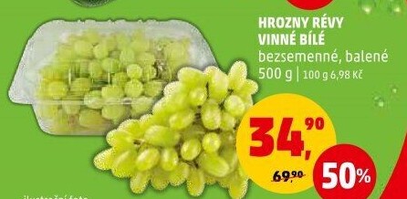 Hrozny bílé bezsemenné