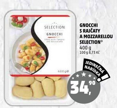 Noky bramborové plněné Selection