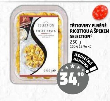 Plněné těstoviny Selection