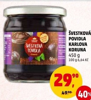 Povidla Karlova Koruna
