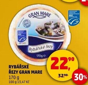 Řezy rybářské Gran Mare
