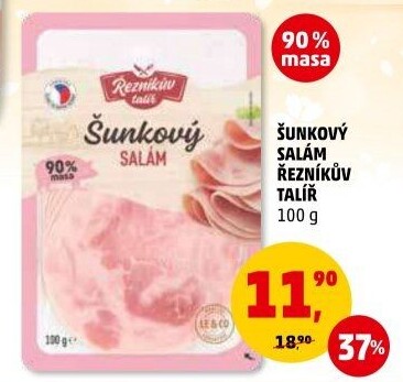 Salám šunkový Řezníkův talíř