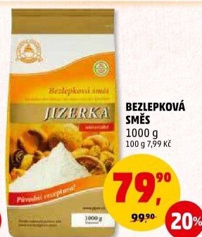 Směs bez lepku Jizerka Jizerské pekárny