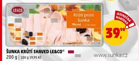 Šunka krůtí LE&amp
