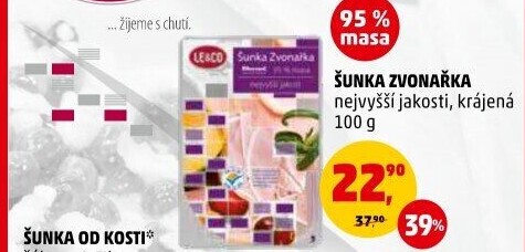 Šunka Zvonařka nejvyšší jakosti LE&amp