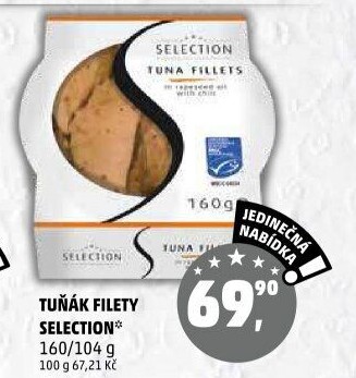Tuňák filety Selection