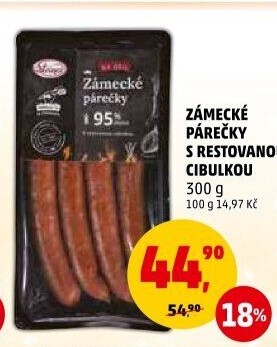 Zámecké párečky s cibulkou Steinex