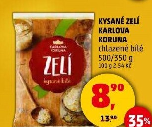 Zelí bílé kysané Karlova Koruna