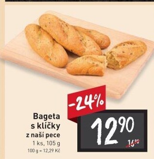 Bageta s klíčky