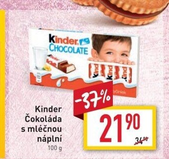 Čokoládky Kinder