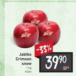Jablka Crimson Snow
