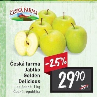 Jablka Golden Delicious Česká Farma