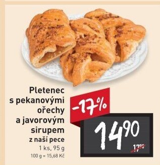 Pletenec plněný