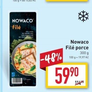 Rybí filé mražené Nowaco