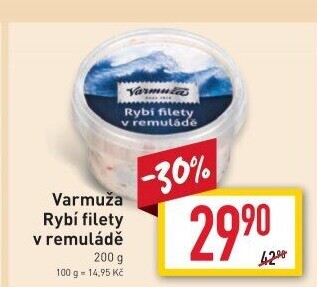 Rybí filety v remuládě Varmuža