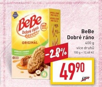 Sušenky BeBe Dobré ráno Opavia