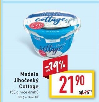 Sýr Cottage Jihočeský Madeta