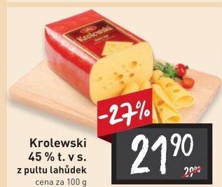 Sýr Krolewski 45% Milkpol