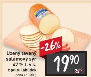 Sýr uzený salámový Jihočeský Madeta