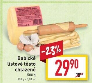 Těsto listové babické Šetra
