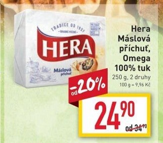 Tuk s máslovou příchutí Hera
