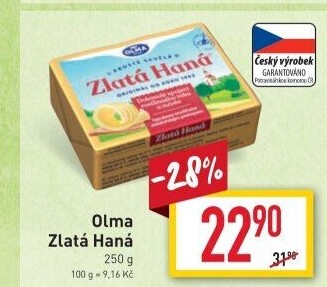 Tuk Zlatá Haná Olma