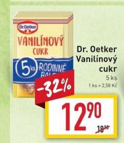 Vanilínový cukr Dr. Oetker