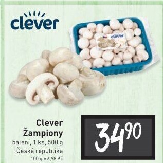 Žampiony Clever