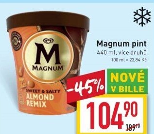 Zmrzlina v kelímku Magnum Algida