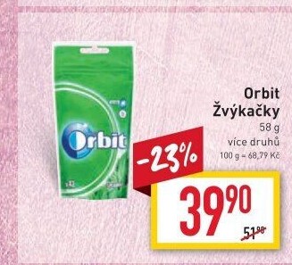 Žvýkačky Orbit
