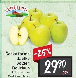 Jablka Golden Delicious Česká Farma