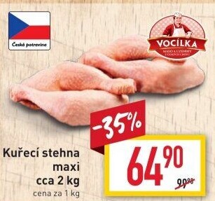 Kuřecí stehna Vocílka