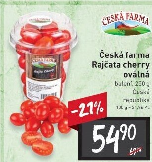 Rajčata cherry Česká farma