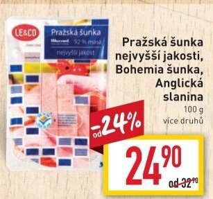 Šunka pražská nejvyšší jakosti LE&amp