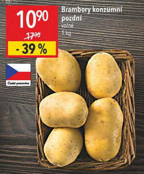 Brambory konzumní pozdní