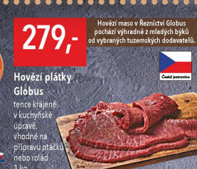 Hovězí plátky Globus