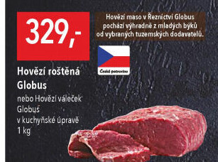 Hovězí roštěná Globus