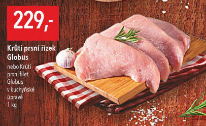 Krůtí prsní řízky Globus