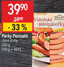 Minipárečky vídeňské Ponnath
