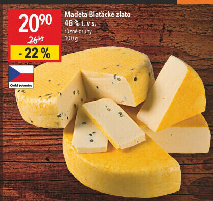Sýr Blaťácké zlato Madeta