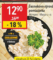 Sýrová pomazánka s česnekem