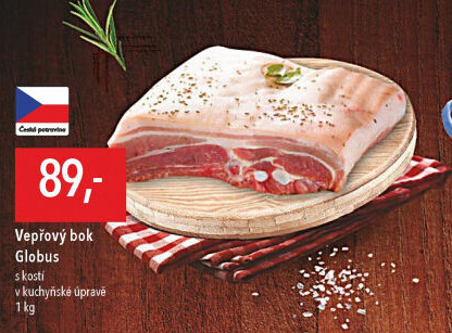 Vepřový bok s kostí Globus