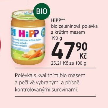 Dětská polévka Bio HiPP