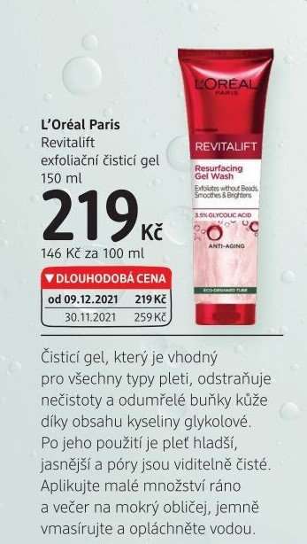 Gel čisticí Revitalift L'