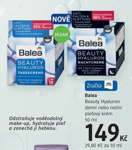 Krém pleťový Hyaluron Balea