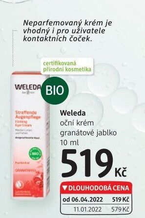 Krém pleťový oční Weleda