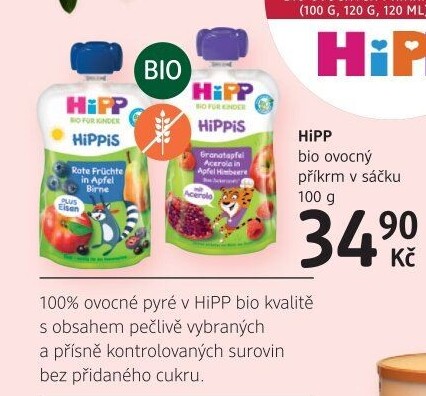 Ovocná kapsička bio HiPP