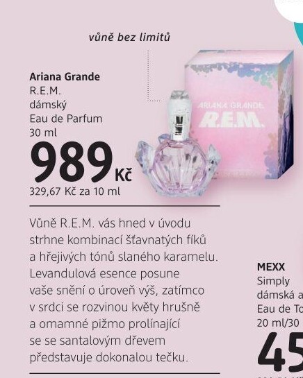 Parfémovaná voda dámská R.E.M. Ariana Grande
