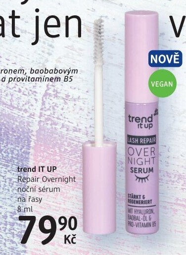 Sérum na řasy noční Repair Overninght trend IT UP