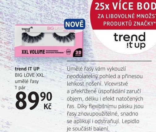 Umělé řasy trend IT UP
